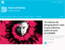 Tablet Screenshot of fueradeseries.com